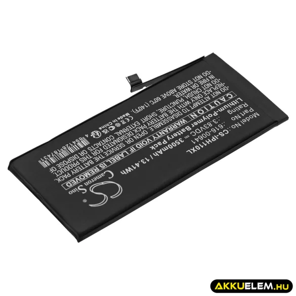 Utángyártott Apple mobil Li-Polymer akkumulátor 3.83V 3500mAh 616-00641 - CameronSino