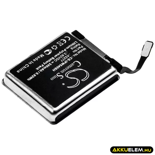 Utángyártott Apple Okosóra Li-Polymer akkumulátor 3.82V 240mAh A2277 - CameronSino