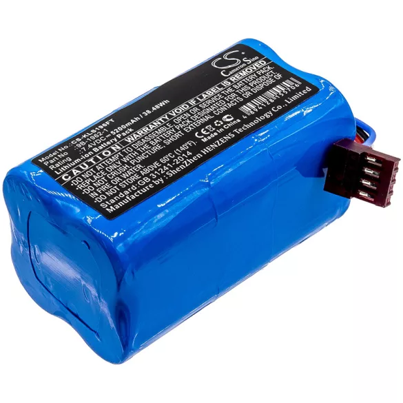 Utángyártott Koehler Zseblámpa Li-ion akkumulátor 7.4V 5200mAh 9B-1962-1 - CameronSino