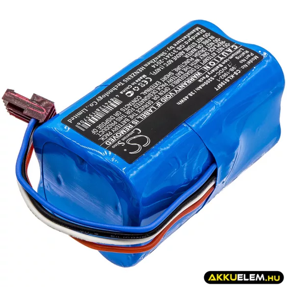 Utángyártott Koehler Zseblámpa Li-ion akkumulátor 7.4V 5200mAh 9B-1962-1 - CameronSino