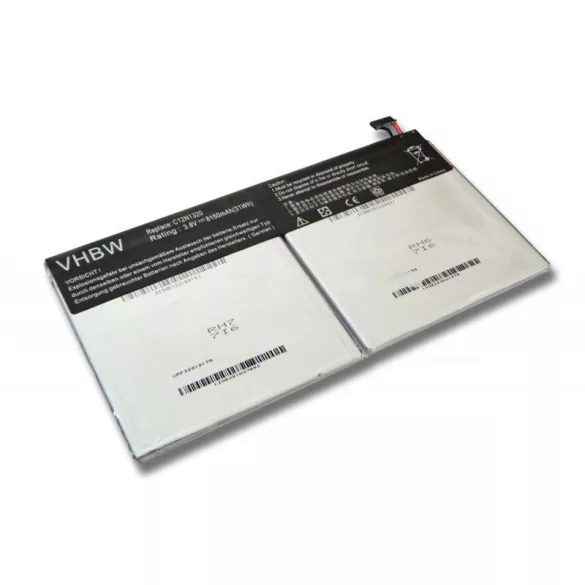 ASUS Transformer Book T100 8150mAh utángyártott akkumulátor - VHBW