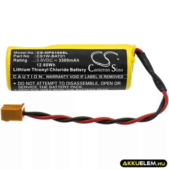 Utángyártott Omron PLC Li-SOCl2 elem 3.6V 3500mAh CS1W-BAT01 - CameronSino