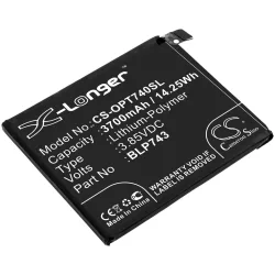   Utángyártott OnePlus mobil Li-Polymer akkumulátor 3.85V 3700mAh BLP743 - CameronSino