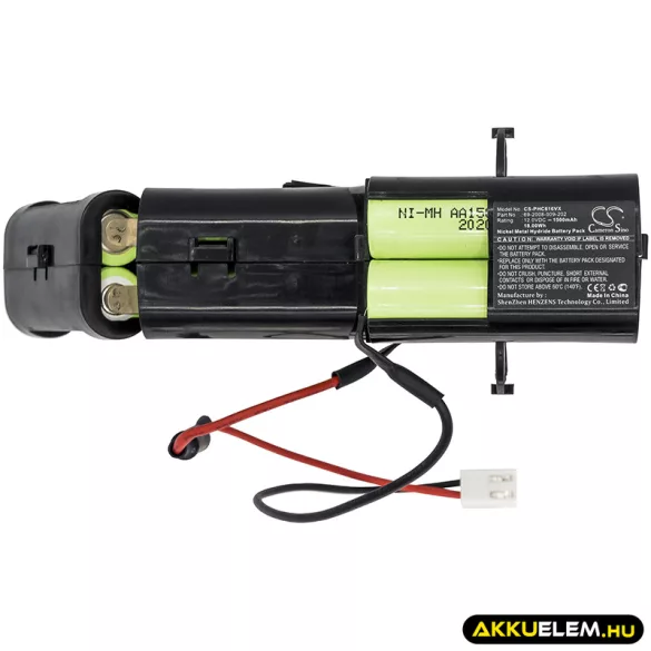 Utángyártott Philips porszívó Ni-MH akkumulátor 12V 1500mAh 69-2008-009-202 - CameronSino