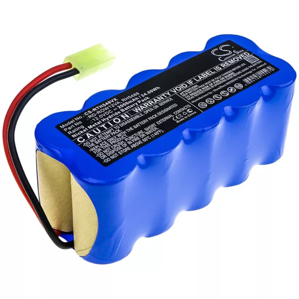 Utángyártott Rowenta porszívó Ni-MH akkumulátor 12V 2000mAh RD-ROW12VA, RH5488 - CameronSino
