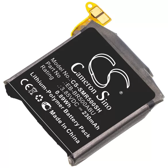 Utángyártott Samsung Okosóra Li-Polymer akkumulátor 3.85V 230mAh GH43-04922A, EB-BR500ABU - CameronSino