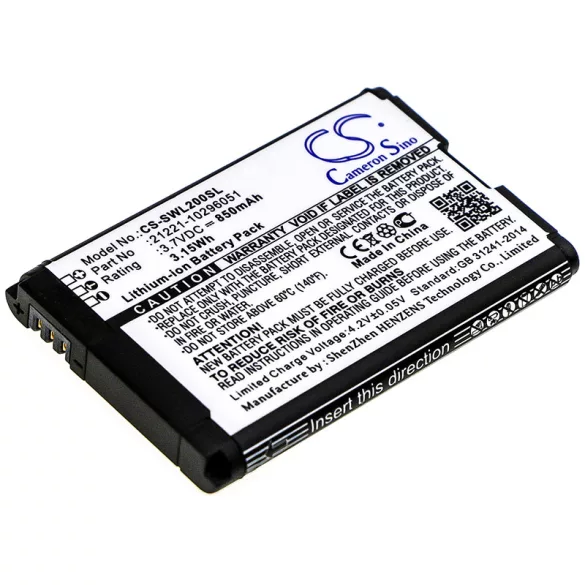 Utángyártott Siemens Távirányító Li-ion akkumulátor 3.7V 850mAh 21221-10296051 - CameronSino