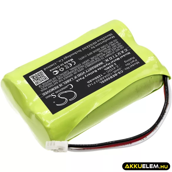 Utángyártott Bang & Olufsen Távirányító Ni-MH akkumulátor 2.4V 1200mAh HHR-120AAB33 F1x2 - CameronSino