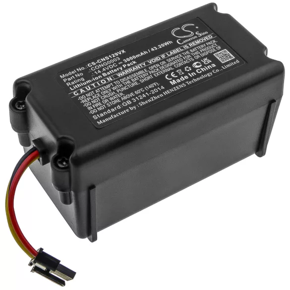 Utángyártott Zoef Robot porszívó Li-ion akkumulátor 14.4V 3000mAh - CameronSino