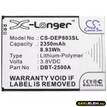 Utángyártott Doro mobil Li-Polymer akkumulátor 3.8V 2350mAh DBT-2500A - CameronSino