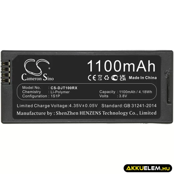Utángyártott DJI drón akkumulátor 3.8V T01 - CameronSino