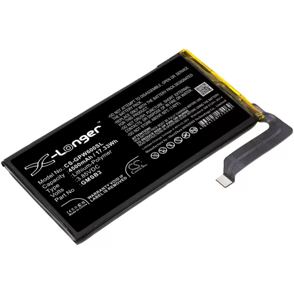 Utángyártott Google mobil Li-Polymer akkumulátor 3.85V 4500mAh GMSB3 - CameronSino