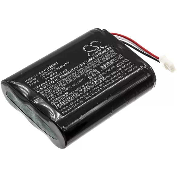Utángyártott ADT Riasztó rendszer Li-ion akkumulátor 3.7V 7800mAh - CameronSino