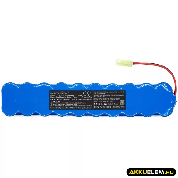 Utángyártott Rowenta porszívó Ni-MH akkumulátor 24V 3000mAh RS-RH4899 - CameronSino