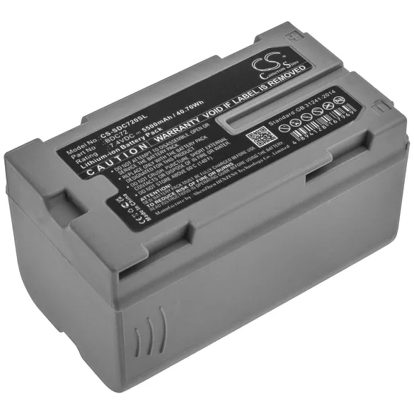 Utángyártott Sokkia egyéb Li-ion akkumulátor 7.4V 5500mAh BDC72 - CameronSino