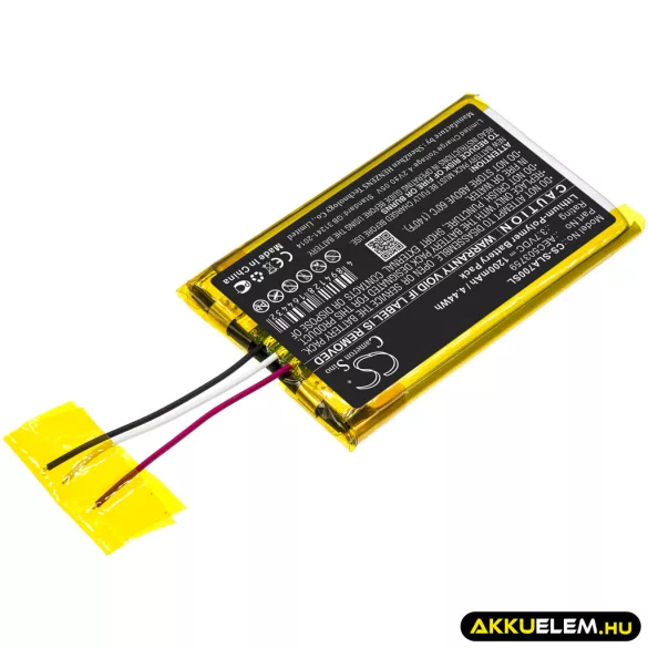Utángyártott SteelSeries Vezeték nélküli fejhallgató Li-Polymer akkumulátor 3.7V 1200mAh AEC503759 - CameronSino