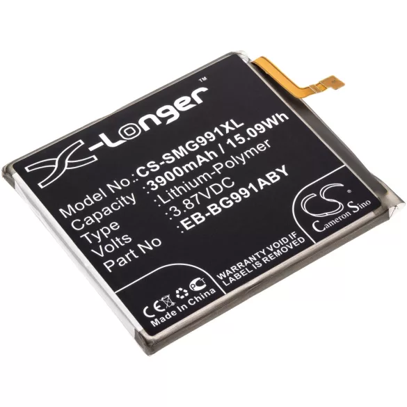 Utángyártott Samsung mobil Li-Polymer akkumulátor 3.87V 3900mAh EB-BG991ABY, GH82-24537A - CameronSino