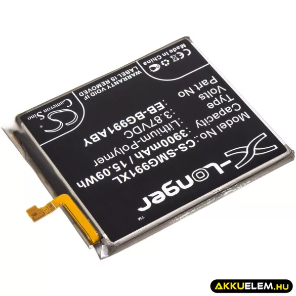 Utángyártott Samsung mobil Li-Polymer akkumulátor 3.87V 3900mAh EB-BG991ABY, GH82-24537A - CameronSino