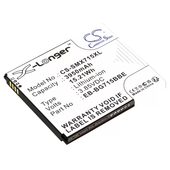Utángyártott Samsung mobil Li-ion akkumulátor 3.85V 3950mAh EB-BG715BBE, GH43-04993A - CameronSino