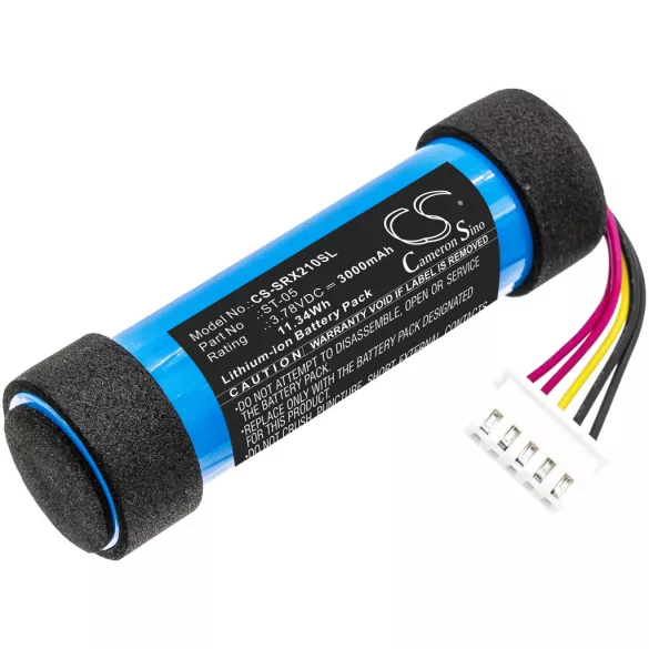 Utángyártott Sony hangszóró Li-ion akkumulátor 3.78V 3000mAh ID1056, ST-05 - CameronSino
