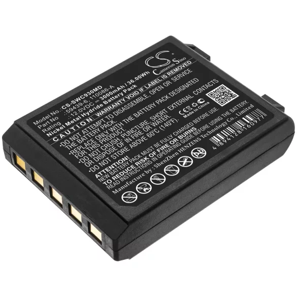 Utángyártott Simonson-Wheel Orvosi Ni-MH akkumulátor 12V 3000mAh 59439-6, 110086-A - CameronSino