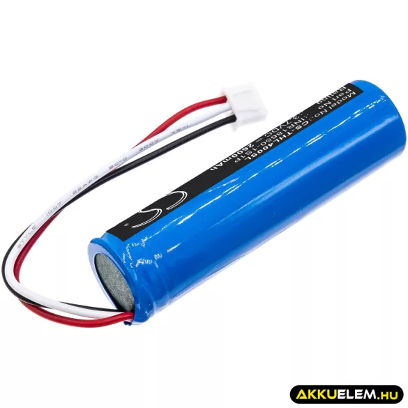 Utángyártott Theradome ápolási eszköz Li-ion akkumulátor 3.7V 2600mAh INR18650-1S1P - CameronSino