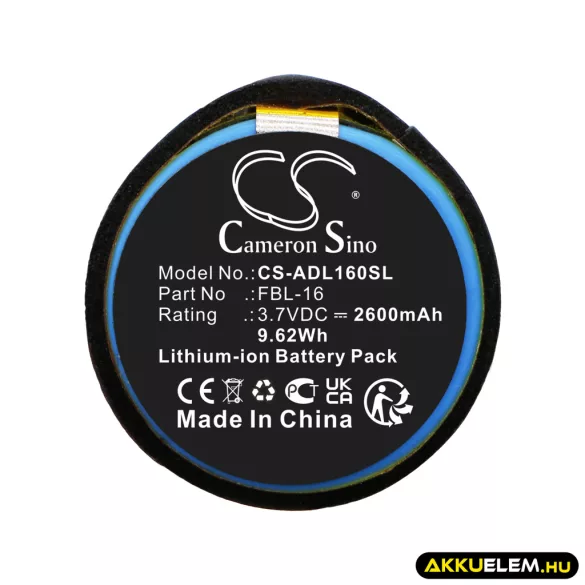 Utángyártott Andis Borotva Li-ion akkumulátor 3.7V 2600mAh 73008, FBL-16 - CameronSino