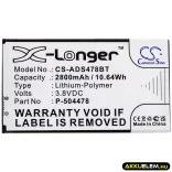 Utángyártott ADT Riasztó rendszer Li-Polymer akkumulátor 3.8V 2800mAh P-504478 - CameronSino