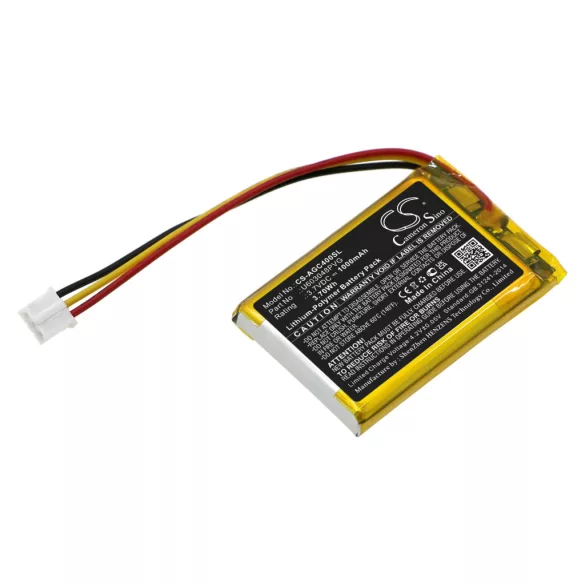Utángyártott Astro Játékkonzol Li-Polymer akkumulátor 3.7V 1000mAh U603048PVG - CameronSino