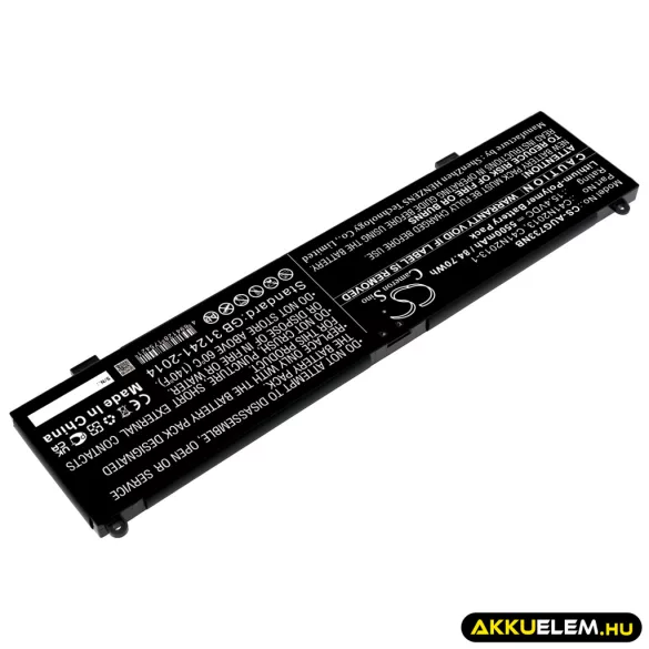Utángyártott Asus laptop Li-Polymer akkumulátor 15.4V 5500mAh C41N2013, C41N2013-1 - CameronSino