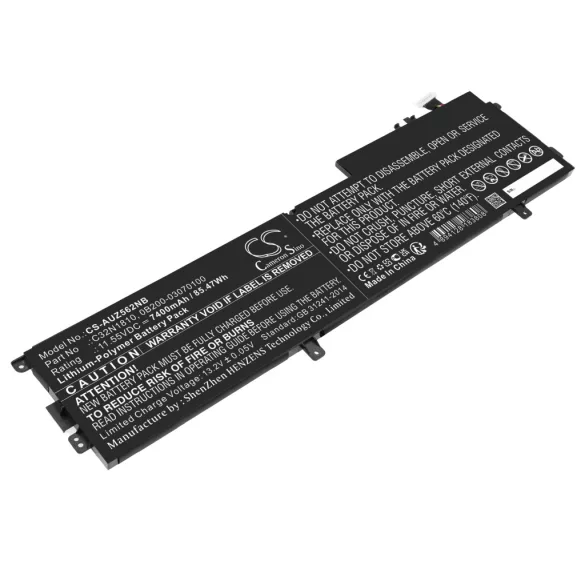 Utángyártott Asus laptop Li-Polymer akkumulátor 11.55V 7400mAh C32N1810, 0B200-03070100 - CameronSino