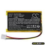 Utángyártott CalAmp GPS Li-Polymer akkumulátor 3.7V 900mAh 1BF112-453443CON - CameronSino