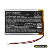 Utángyártott Ingenico Fizetési terminál Li-Polymer akkumulátor 3.7V 650mAh EU383450P - CameronSino