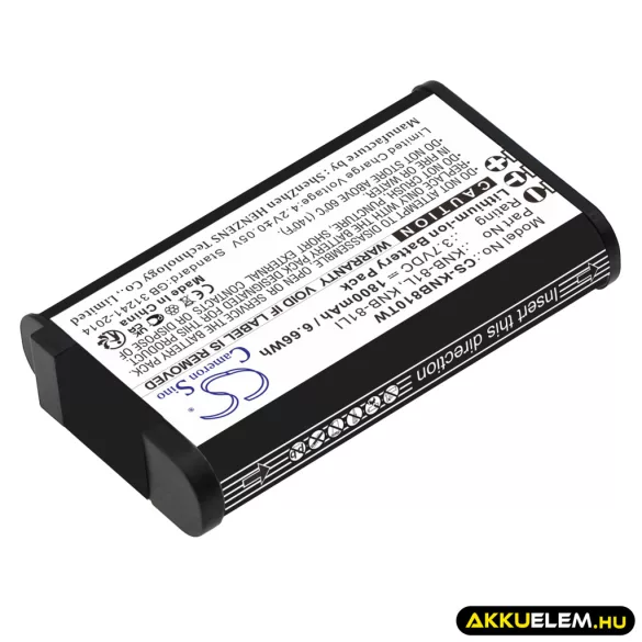 Utángyártott Kenwood adó-vevő rádió Li-ion akkumulátor 3.7V 1800mAh KNB-81L, KNB-81LI - CameronSino