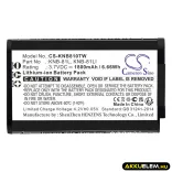 Utángyártott Kenwood adó-vevő rádió Li-ion akkumulátor 3.7V 1800mAh KNB-81L, KNB-81LI - CameronSino