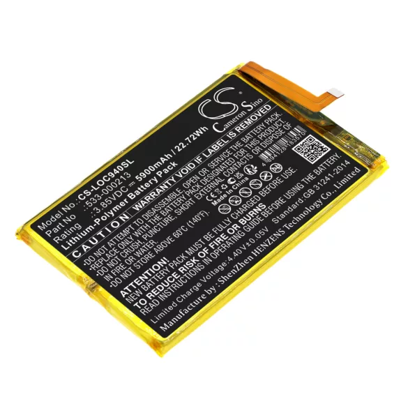 Utángyártott Logitech Játékkonzol Li-Polymer akkumulátor 3.85V 5900mAh 533-000213 - CameronSino