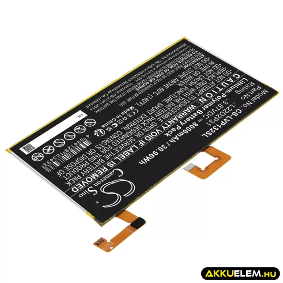 Utángyártott Lenovo Tablet Li-Polymer akkumulátor 3.87V 8000mAh L22D2P31 - CameronSino