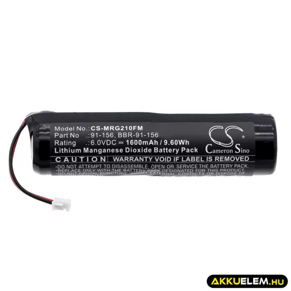 Utángyártott Kannad Marine biztonsági eszköz Li-MnO2 elem 6V 1600mAh - CameronSino