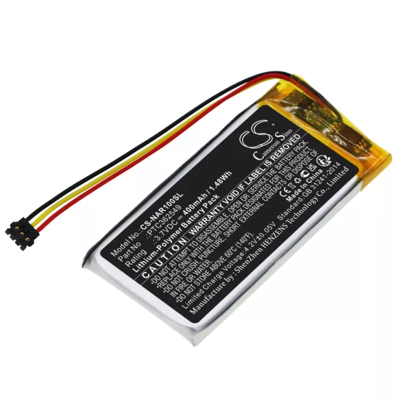 Utángyártott Arlo biztonsági kamera Li-Polymer akkumulátor 3.7V 400mAh PTC362549 - CameronSino