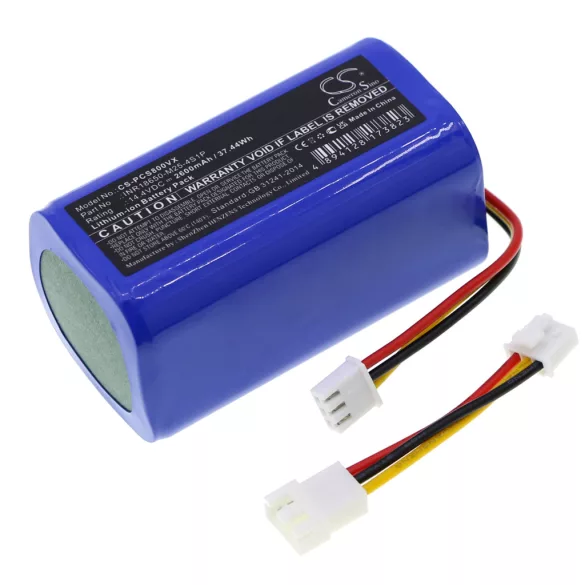 Utángyártott ZIGMA porszívó Li-ion akkumulátor 14.4V 2600mAh - CameronSino