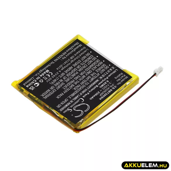 Utángyártott Suunto Okosóra Li-Polymer akkumulátor 3.7V 230mAh PR-352828, PR-402626P - CameronSino