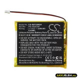 Utángyártott Suunto Okosóra Li-Polymer akkumulátor 3.7V 230mAh PR-352828, PR-402626P - CameronSino