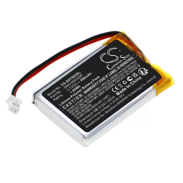 Utángyártott SkyBell biztonsági kamera Li-Polymer akkumulátor 3.7V 500mAh SNO-602535P - CameronSino