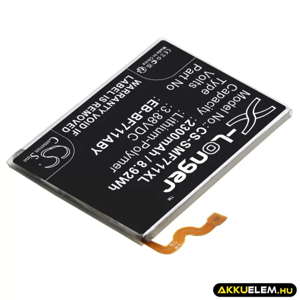 Utángyártott Samsung mobil Li-Polymer akkumulátor 3.88V 2300mAh EB-BF711ABY, GH82-26270A - CameronSino