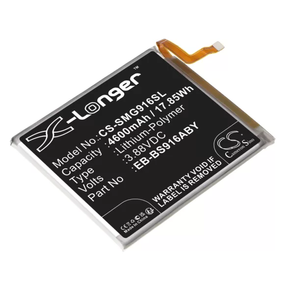 Utángyártott Samsung mobil Li-Polymer akkumulátor 3.88V 4600mAh EB-BS916ABY, GH82-30470A - CameronSino