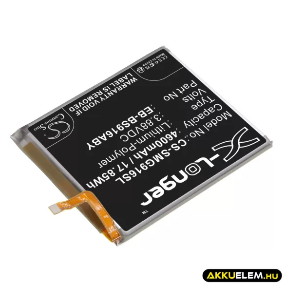 Utángyártott Samsung mobil Li-Polymer akkumulátor 3.88V 4600mAh EB-BS916ABY, GH82-30470A - CameronSino