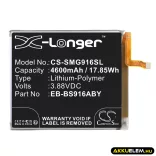 Utángyártott Samsung mobil Li-Polymer akkumulátor 3.88V 4600mAh EB-BS916ABY, GH82-30470A - CameronSino