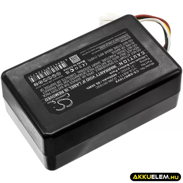 Utángyártott Samsung porszívó Li-ion akkumulátor 21.6V 4600mAh VCA-RBT71, DJ96-00193C - CameronSino