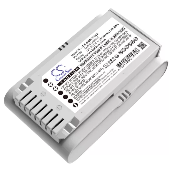 Utángyártott Samsung porszívó Li-ion akkumulátor 21.6V 2000mAh - CameronSino