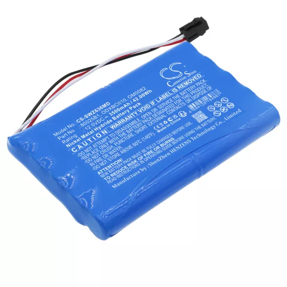 Utángyártott Smiths Orvosi Ni-MH akkumulátor 12V 3500mAh 80025B1, ODXBCII10 - CameronSino
